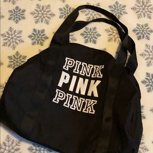 vs pink gym duffel